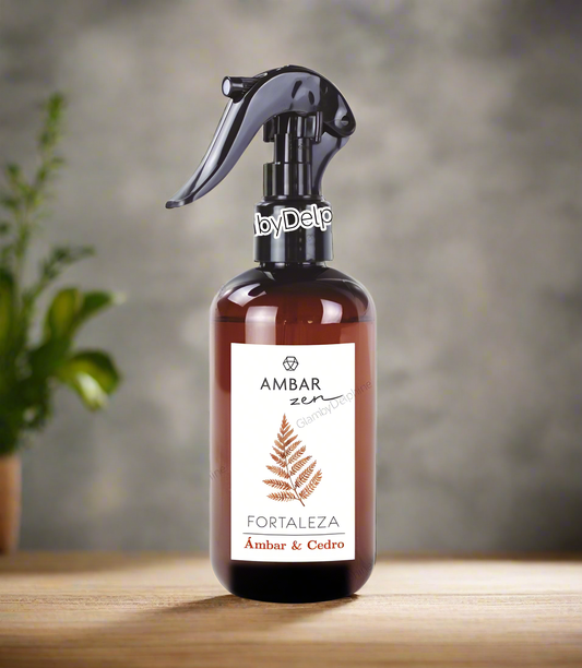 SPRAY D'AMBIANCE ET VOITURe  AMBRE ET CEDRE